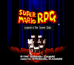 Super Mario RPG - Legend of the Seven Stars Title Screen